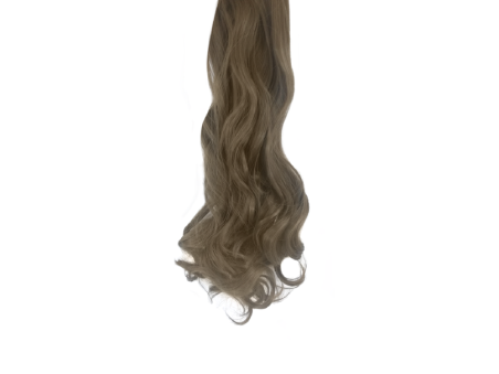 10 Piece Wavy Long 55-60cm Full Head Clip-on Hair Extensions XXL - 8M18b Ash Medium Blonde Mix