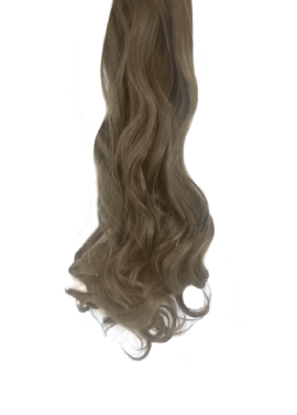 10 Piece Wavy Long 55-60cm Full Head Clip-on Hair Extensions XXL - 8M18b Ash Medium Blonde Mix