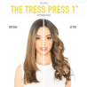 Drybar TM Original titanium plate tiny tress press mini travel straightener with bag