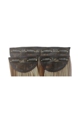 3 Piece 60cm Full Head Clip-on Hair Extensions XXL - H8a-88 Light Expresso Mix