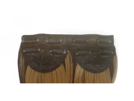 3 Piece 60cm Full Head Clip-on Hair Extensions XXL - H4-27 Mid Expresso Mix
