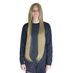 Long Fringe 100 cm Cosplay Wig - High-Quality Heat Resistant Synthetic