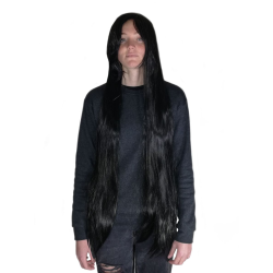 Long 100 cm Cosplay Wig High-Quality Heat Resistant Synthetic Fiber