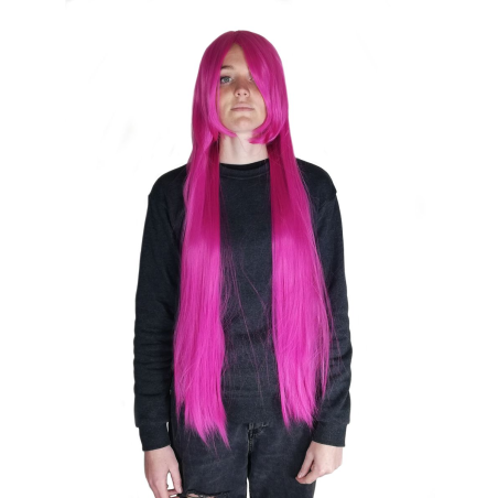 100 cm Cosplay Wig - High-Quality Heat Resistant Synthetic Fiber