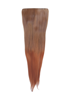 3 Piece 60cm Full Head Clip-on Hair Extensions XXL - T6K-30 Dark chestnut brown mix