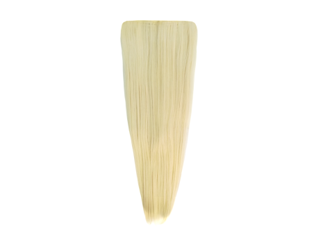 3 Piece 60cm Full Head Clip-on Hair Extensions XXL - T60-613 White blonde mix