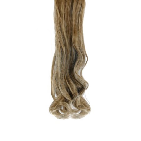 10 Piece Wavy Long 55-60cm Full Head Clip-on Hair Extensions XXL - 9M-88 Light Latte Blonde Mix