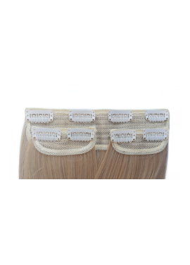3 Piece 60cm Full Head Clip-on Hair Extensions XXL - t16-613 Blonde-Plat Ombre