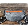 Genuine Ostrich Leather Moonbag - Handmade in Cape Town