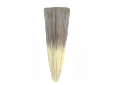 3 Piece 60cm Full Head Clip-on Hair Extensions XXL - t9-613 Ash-Platinum Ombre