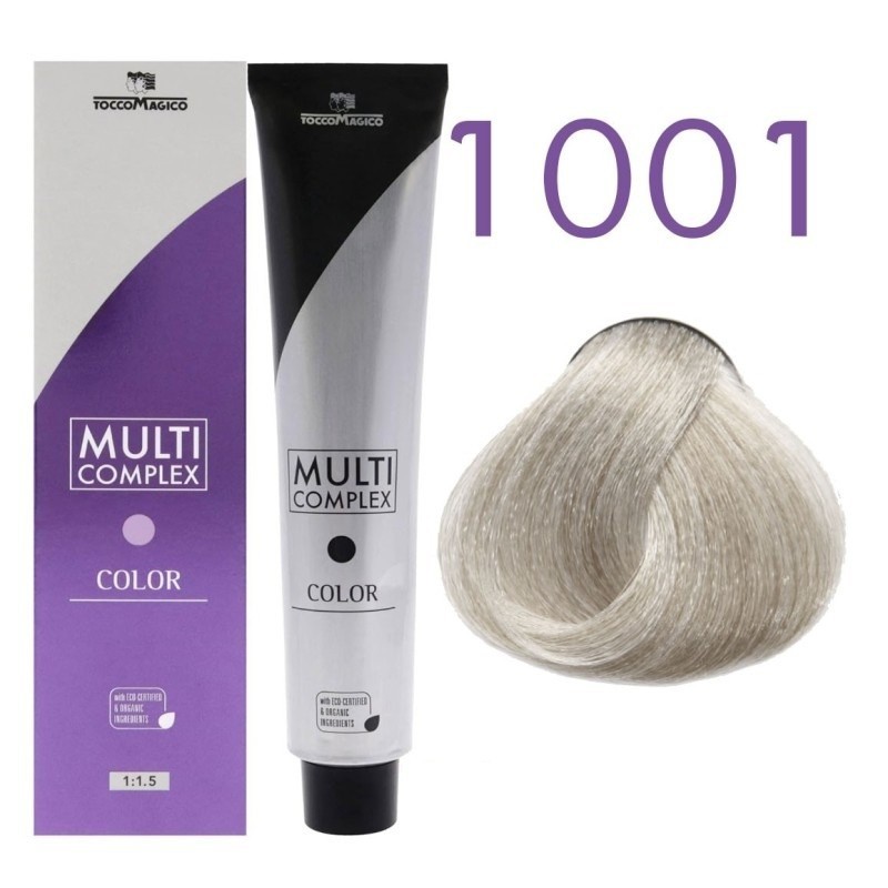 1001 (Cool ice) Ultra light ash blonde Colorton professional (made in Italy) 100ml +100ml 20 vol developer