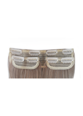 3 Piece 60cm Full Head Clip-on Hair Extensions XXL - t9-613 Ash-Platinum Ombre