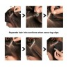 100% Brazilian Remy Wavy Human Hair 7pc XXL 35cm Clip Hair Extensions - 2 Medium Brown