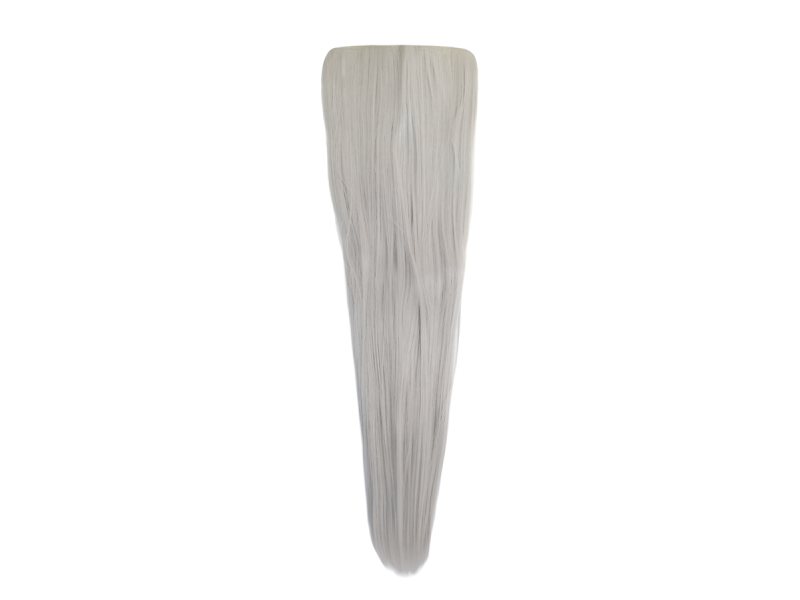 3 Piece 60cm Full Head Clip-on Hair Extensions XXL - 1001A Silver white 3 Piece 60cm Full Head Clip-on Hair Extensions XXL - 1001A Silver white