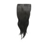 100% Brazilian Remy Human Hair Straight 7pc XXL 35cm Clip Hair Extensions - 1B Natural Black