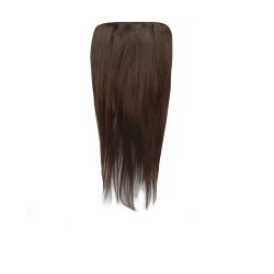 100% Brazilian Remy Human Hair Straight 7pc XXL 35cm Clip Hair Extensions - 4 Chocolate Brown