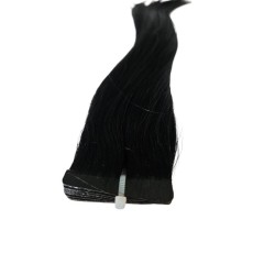 30cm 10pc Colour 1 Jet black Tape in Human Hair Indian Remy