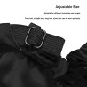 Silk-Lined Shower Cap – Reusable, Adjustable, Washable & Waterproof | Large Size | Black