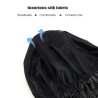 Silk-Lined Shower Cap – Reusable, Adjustable, Washable & Waterproof | Large Size | Black