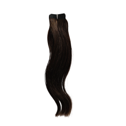 25cmColour 2 Dark Brown Human Hair Tape In Extensions - Salon Quality -10pc Indian Remy