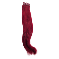 25cm *99J Plum Tape in 10pc Indian remy human hair