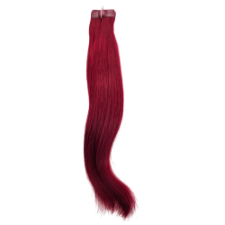 25cm *99J Plum Tape in 10pc Indian remy human hair