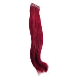 25cm *99J Plum Tape in 10pc Indian remy human hair