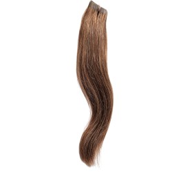 30cm *M4-12 Light brown mix Tape in hair extensions 10pc European remy human hair
