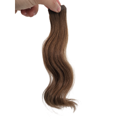 30cm *8.13 Golden light brown Tape in hair extensions 10pc European remy human hair