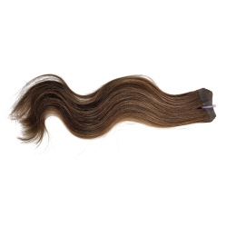 30cm *8.13 Golden light brown Tape in hair extensions 10pc European remy human hair