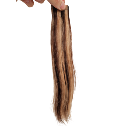 30cm *6-16 Chestnut blonde mix Tape in hair extensions 10pc European remy human hair