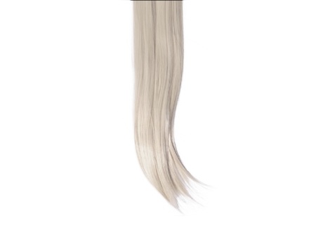 3 Piece 60cm Full Head Clip-on Hair Extensions XXL - White Blonde 60