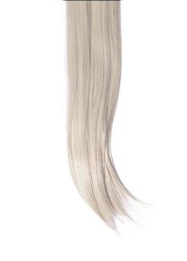 3 Piece 60cm Full Head Clip-on Hair Extensions XXL - White Blonde 60