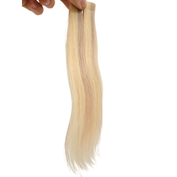 30cm *10A11 Platinum silver blonde mix Tape in hair extensions 10pc European remy human hair (code61)