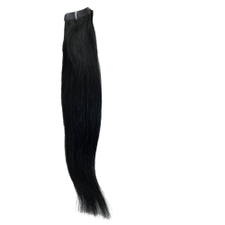 30cm *1 Jet black Tape in 10pc Indian remy human hair