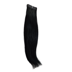 30cm *1 Jet black Tape in 10pc Indian remy human hair