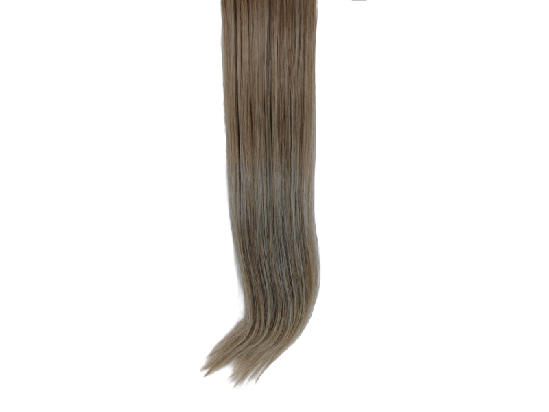 3 Piece 60cm Full Head Clip-on Hair Extensions XXL - Light Brown Platinum mix Wavy 12m613 3 Piece 60cm Full Head Clip-on Hair Extensions XXL - Light Brown Platinum mix Wavy 12m613