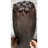 Straight color 2-4 35cm (14") XXL 7pc clip in - 100% Brazilian remy human hair