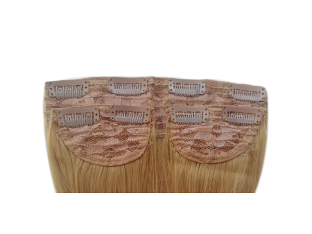 3 Piece 60cm Full Head Clip-on Hair Extensions XXL - 22 Mid-blonde