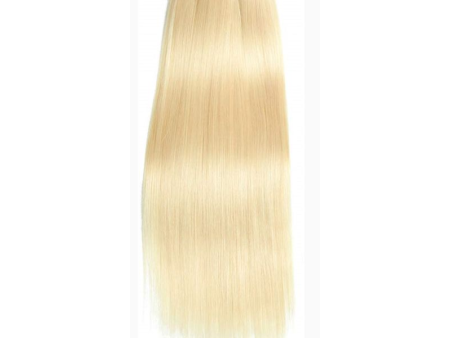 3 Piece 60cm Full Head Clip-on Hair Extensions XXL - Platinum Blonde  613