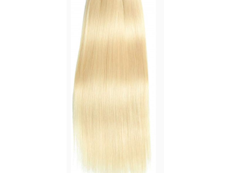 3 Piece 60cm Full Head Clip-on Hair Extensions XXL - Platinum Blonde  613