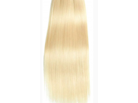 3 Piece 60cm Full Head Clip-on Hair Extensions XXL - Platinum Blonde  613