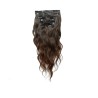 Wavy color 4 40cm (16") XXL 7pc clip in - 100% Brazilian remy human hair