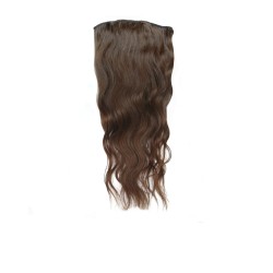 Wavy color 4 45cm (18") XXL 7pc clip in - 100% Brazilian remy human hair