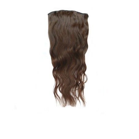 Wavy color 4 45cm (18") XXL 7pc clip in - 100% Brazilian remy human hair