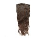 Wavy color 4 45cm (18") XXL 7pc clip in - 100% Brazilian remy human hair