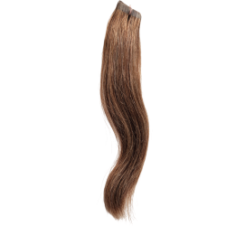 35cm *M4-12 Light brown mix Tape in hair extensions 10pc European remy human hair