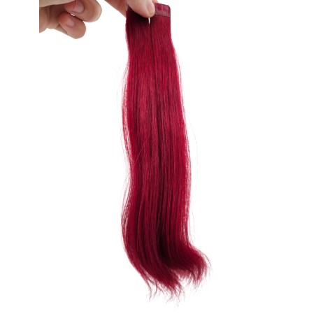 35cm *99J Plum Tape in 10pc Indian remy human hair