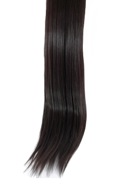 3 Piece 60cm Full Head Clip-on Hair Extensions XXL - Mahogany Dark Brown Mix  2m33