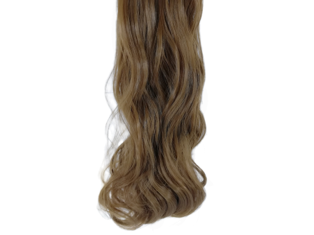 Long 3 Piece 60cm Full Head Clip-on Hair Extensions XXL Wavy - Light Golden Brown 12